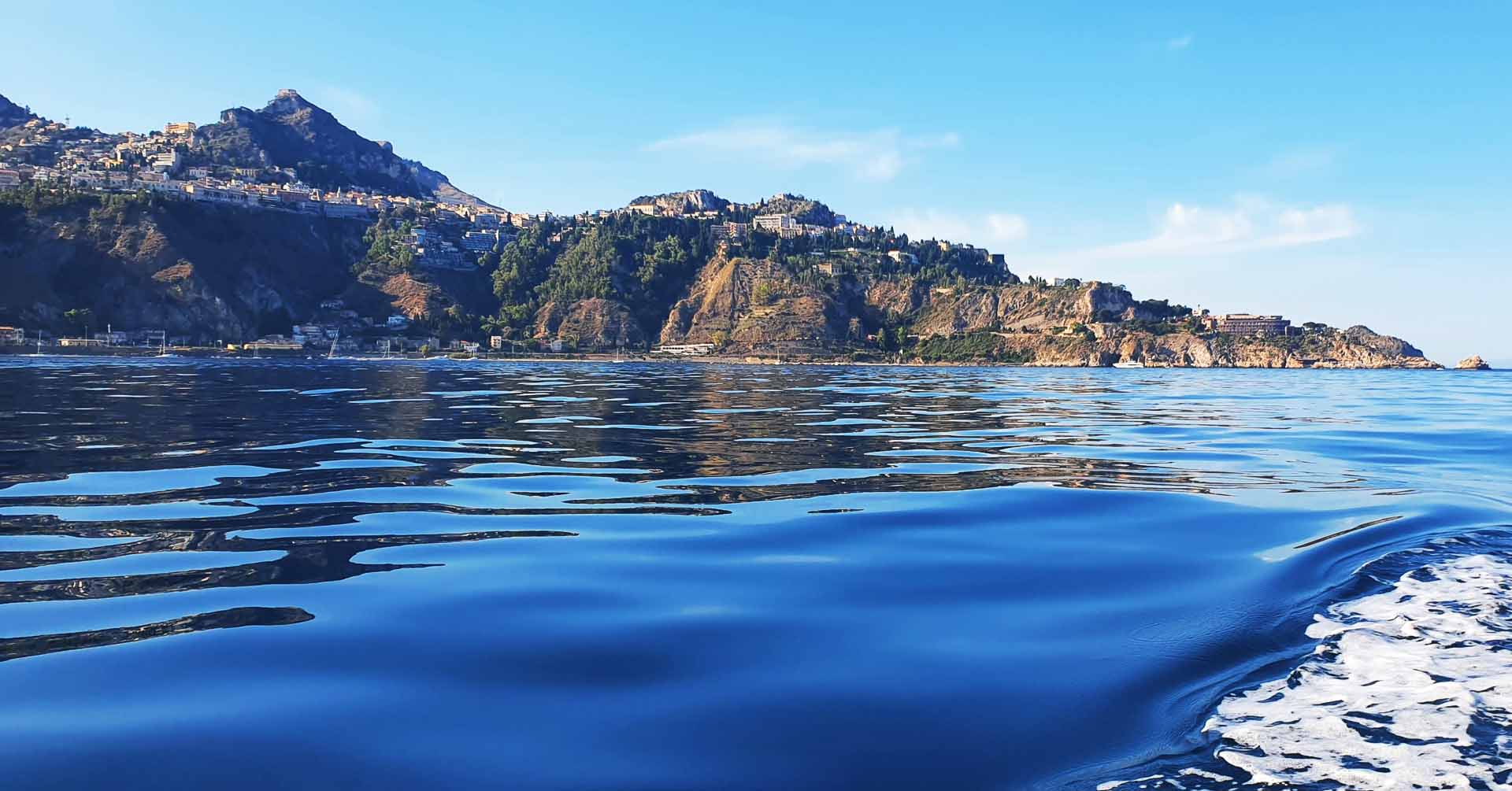 Sea cave near Taormina reached by private boat