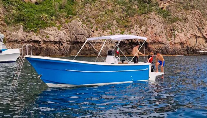Diana boat for sea trips around Taormina