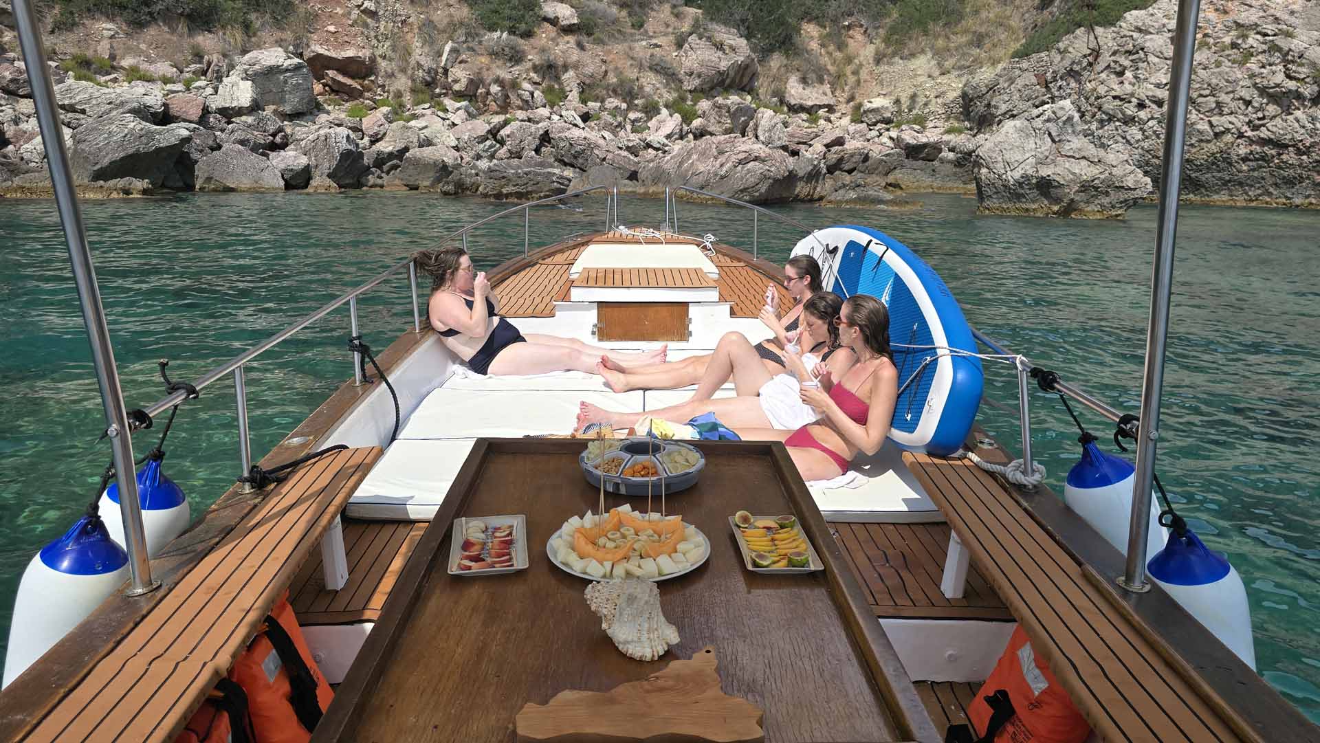 Sea cave near Taormina reachable only by boat